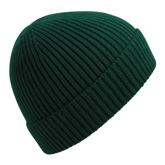 Beechfield Unisex Ribgebreide muts voor volwassenen (Fles groen) - Image 1
