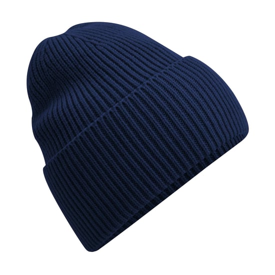 Beechfield Cuffed Oversized Beanie (Oxford Navy) - Image 1