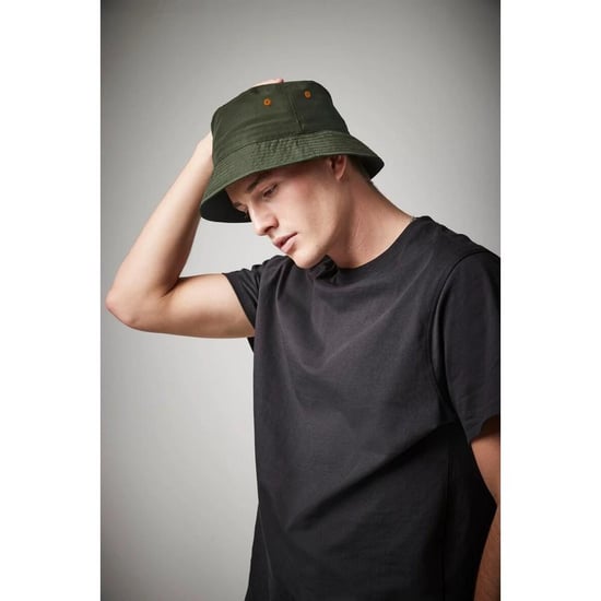 Beechfield Unisex Adult Recycled Polyester Bucket Hat (Olive Green) - Image 6
