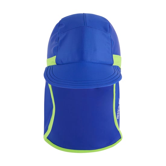 Regatta Childrens/Kids Neck Protector Cap (Olympian Blue/Sharp Green) - Image 3