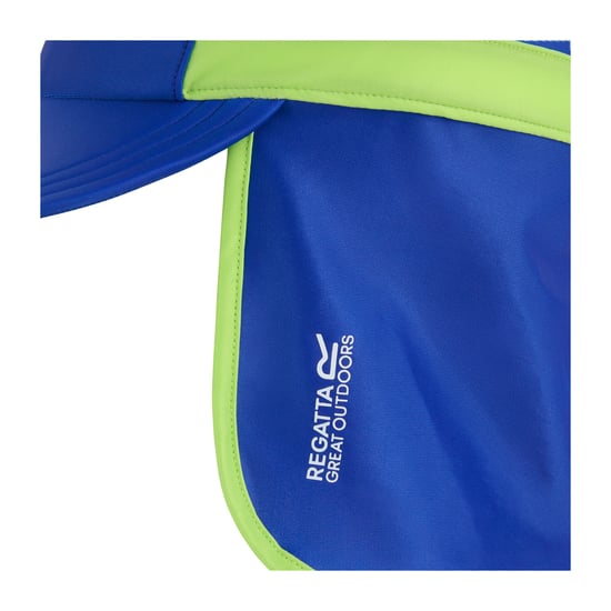 Regatta Childrens/Kids Neck Protector Cap (Olympian Blue/Sharp Green) - Image 4