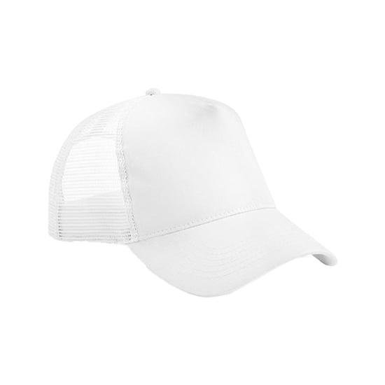 Beechfield Kinder/Kids Snapback Trucker Cap (Wit) - Image 1