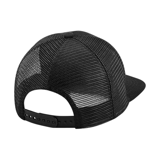 Beechfield Originele 6 Paneel Flat Peak Trucker Cap (Zwart) - Image 2