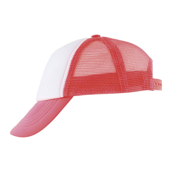 SOLS Kinder/Kids Bubbel Baseballpet (Wit/neon-koraal) - Image 3
