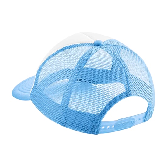 Beechfield Kinder/Kinder Vintage Trucker Cap (Hemelsblauw/Wit) - Image 2