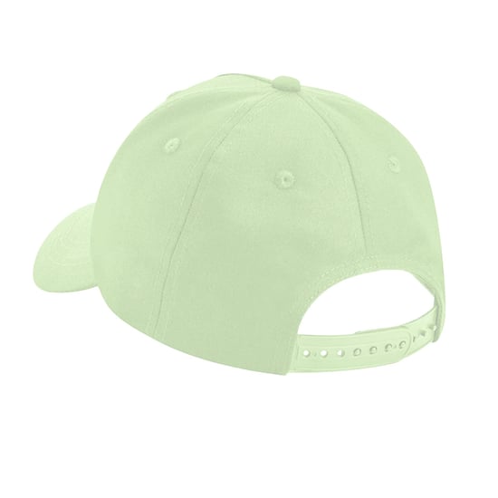 Beechfield 5 Panelen Biologisch Katoenen Baseball Cap (Pistachio) - Image 2