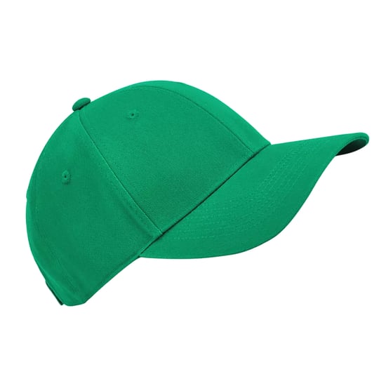 Beechfield Childrens/Kids EarthAware 6 Panel Organic Cotton Baseball Cap (Kelly Groen) - Image 2