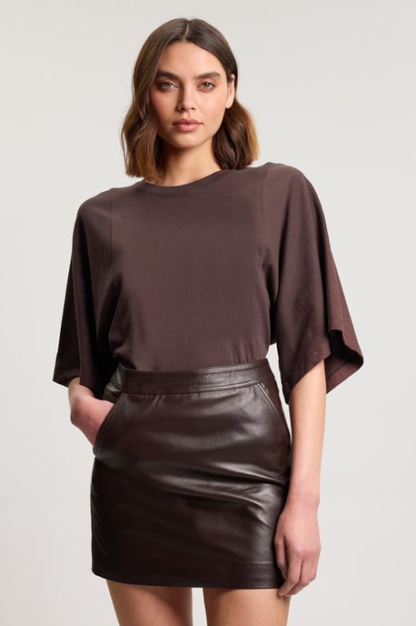 Forever Leather Mini Skirt - Image 1