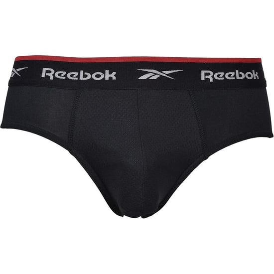 Reebok Heren Wiggins Sports Briefs (Set van 3) (Zwart/Grijs Marl/Wit) - Image 4