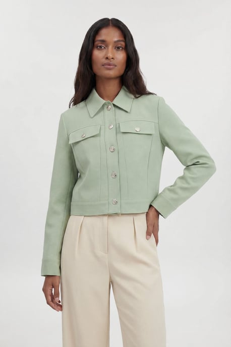 Tailored Button Detail Jacket - Image 2