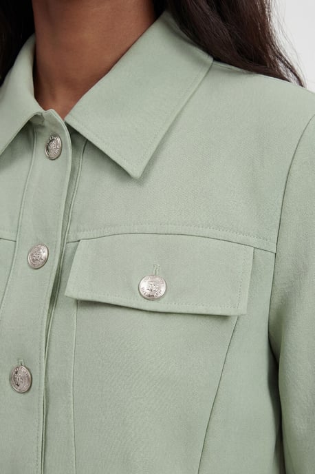 Tailored Button Detail Jacket - Image 4