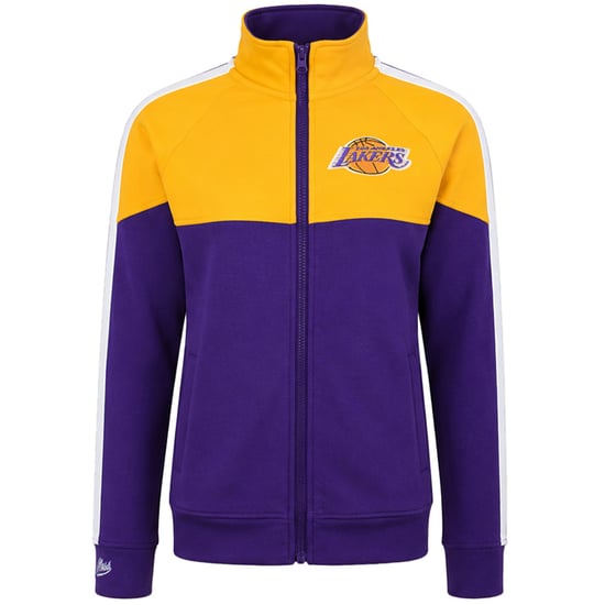 Mitchell & Ness NBA Los Angeles Lakers MVP Kids Purple/Yellow Track Jacket - Image 1