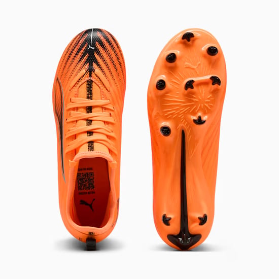 Kids Ultra 6 Match Football Boots Fg/ag in Orange - Image 6