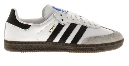 Adidas Originals Womens Trainers Samba Og Leather Lace Up white - Image 2