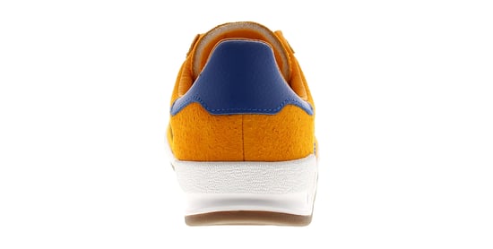 Adidas Originals Mens Trainers Jeans Leather Lace Up gold royal blue - Image 4