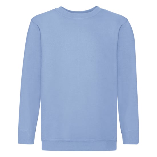 Fruit of the Loom Kinder/Kids Klassiek Sweatshirt met Inzet (Hemelsblauw) - Image 1