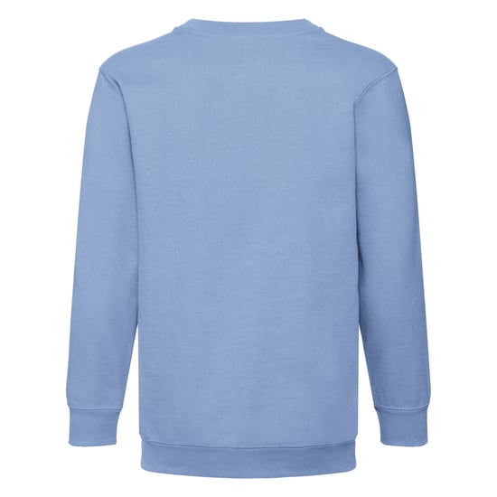 Fruit of the Loom Kinder/Kids Klassiek Sweatshirt met Inzet (Hemelsblauw) - Image 2