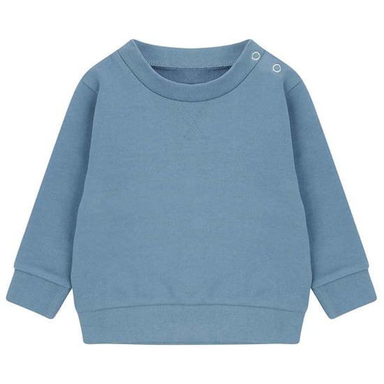 Larkwood Effen Duurzaam Sweatshirt Kinderen/Kinderen (Steen Blauw) - Image 1