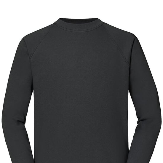 Fruit of the Loom Heren Klassiek Raglan Sweatshirt (Licht Grafiet) - Image 2