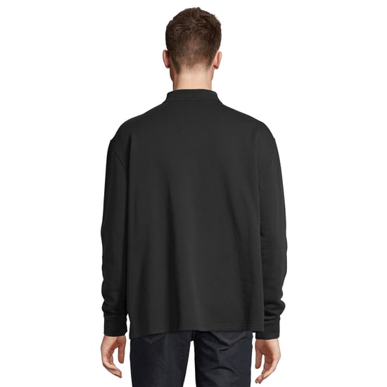 SOLS Unisex Vuxen Heritage Polotröja (Svart) - Image 2