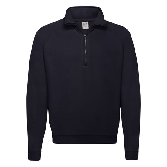 Fruit of the Loom Klassisk sweatshirt med dragkedja för herrar (Djupt marinblått) - Image 1