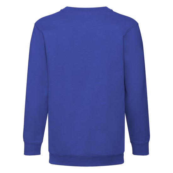 Fruit of the Loom Kinder/Kids Klassiek Sweatshirt met Inzet (Koningsblauw) - Image 2