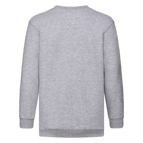 Fruit of the Loom Klassiek Effen Sweatshirt voor Kinderen/Kinderen (Heide Grijs) - Image 2