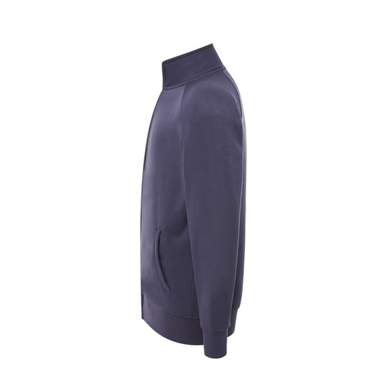 JHK Unisex Adult Plain Full Zip Sweatshirt (Denim) - Image 3