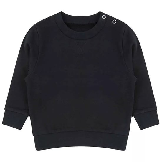 Larkwood Effen Duurzaam Sweatshirt Kinderen/Kinderen (Zwart) - Image 1