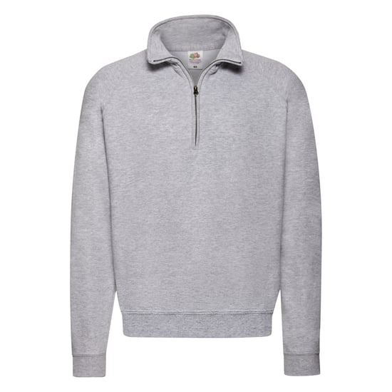Fruit of the Loom Heren Klassiek Sweatshirt met Ritssluiting (Heide Grijs) - Image 1