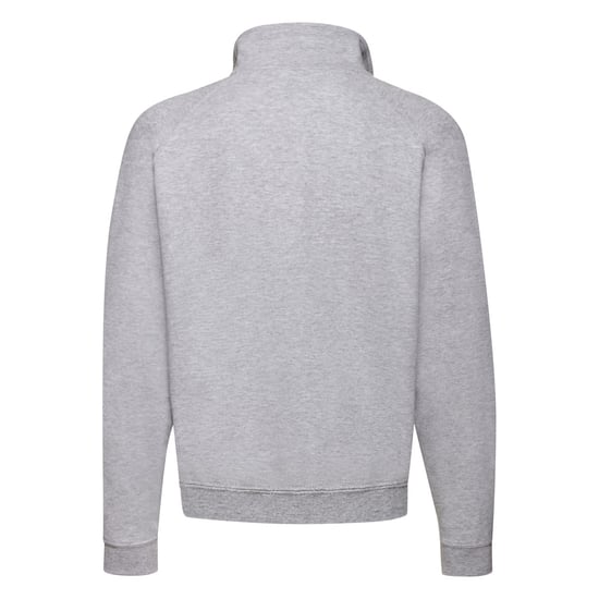 Fruit of the Loom Heren Klassiek Sweatshirt met Ritssluiting (Heide Grijs) - Image 2