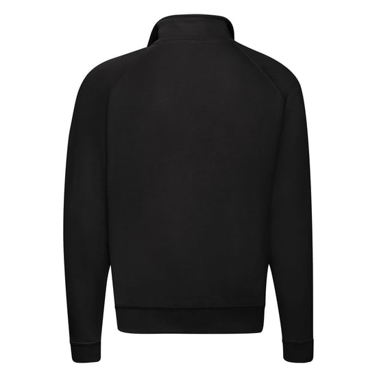 Fruit of the Loom Klassisk sweatshirt med dragkedja för herrar (Svart) - Image 2