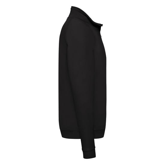 Fruit of the Loom Klassisk sweatshirt med dragkedja för herrar (Svart) - Image 3