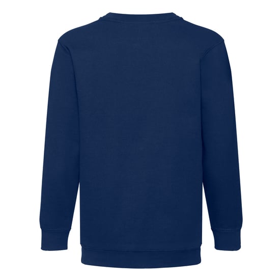 Fruit of the Loom Kinder/Kids Klassiek Sweatshirt met Inzet (Marine) - Image 2