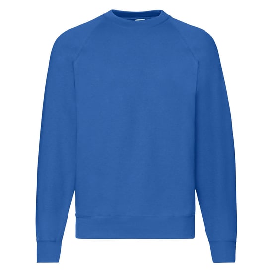 Fruit of the Loom Klassisk raglan-sweatshirt för män (Kunglig blå) - Image 1