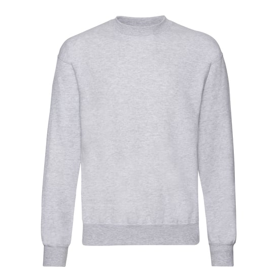 Fruit Of The Loom Mens Classic Heather Set-in Sweatshirt (Dark Grey) - Image 1