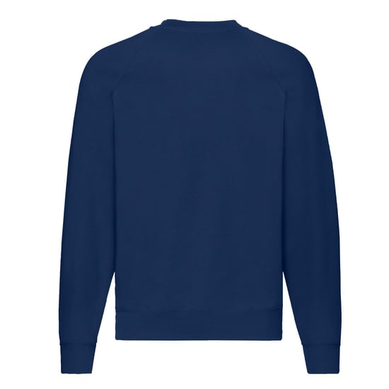 Fruit of the Loom Heren Klassiek Raglan Sweatshirt (Marine) - Image 2