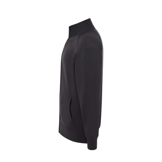 JHK Unisex Adult Plain Full Zip Sweatshirt (Charcoal) - Image 3
