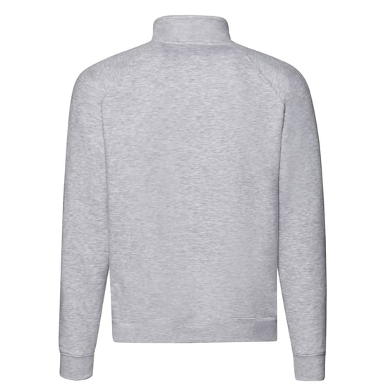 Fruit of the Loom Heren Premium Sweatshirt met Ritssluiting (Heide Grijs) - Image 2