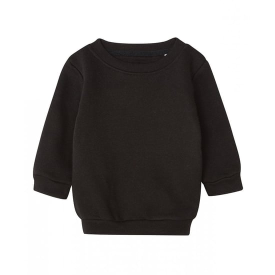 Babybugz Baby Essentieel Effen Sweatshirt (Zwart) - Image 1