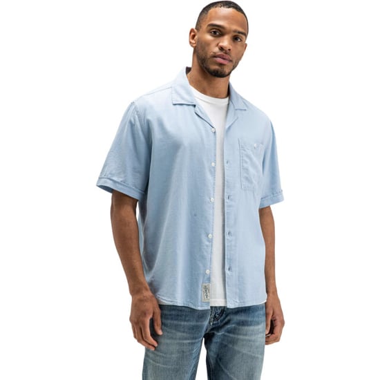 Butcher of Blue Anthony lt resort shirt ss shark blue - Image 1