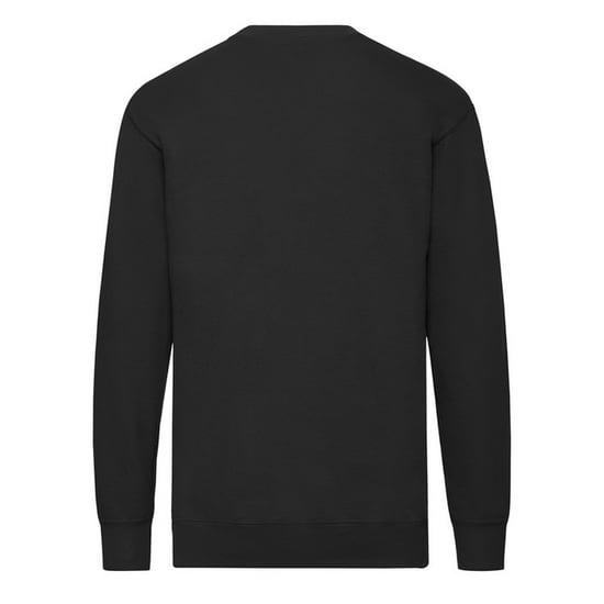 Fruit of the Loom Heren Lichtgewicht Set-In Sweatshirt (Zwart) - Image 2