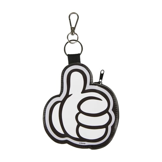 Disney Handschoen Mickey Mouse Coin Purse Sleutelhanger (Zwart/Wit) - Image 1