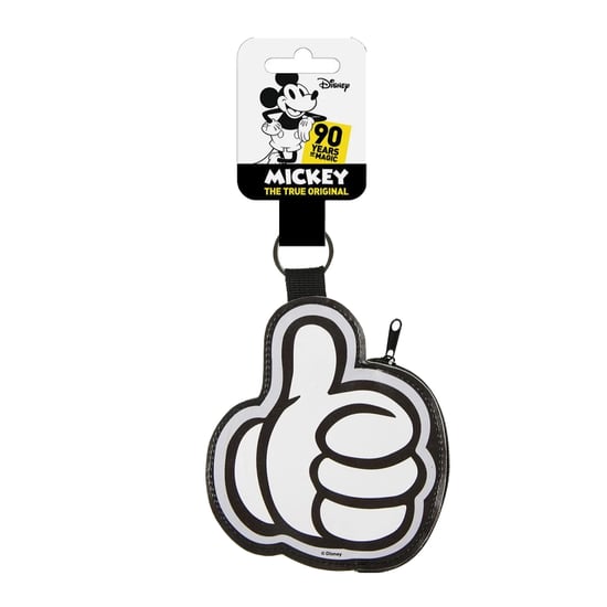 Disney Handschoen Mickey Mouse Coin Purse Sleutelhanger (Zwart/Wit) - Image 3
