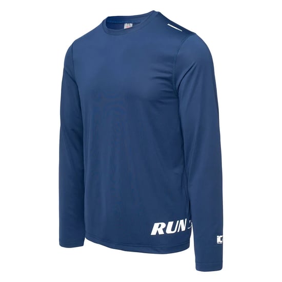 IQ Heren Estise Hardloop T-shirt met lange mouwen (Middeleeuws Blauw) - Image 3