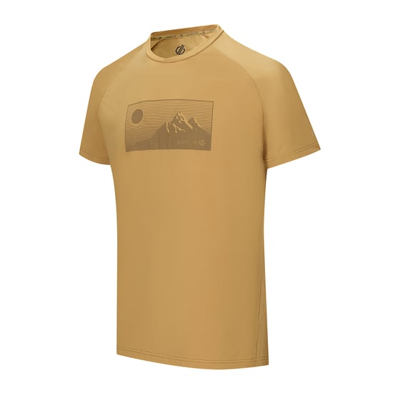 Dare 2B Heren Tech II Moon Mountain T-Shirt (Hout Bruin) - Image 3