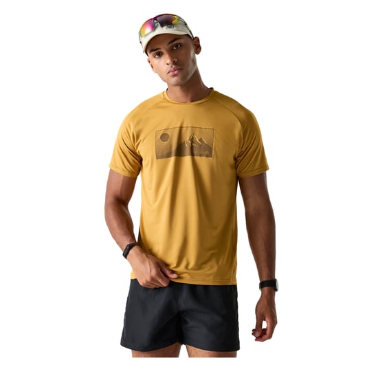 Dare 2B Heren Tech II Moon Mountain T-Shirt (Hout Bruin) - Image 4