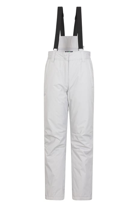 'Moon' Women's Ski Pants Warm Insulated Snow Proof Elastic Waist Winter Trouser Grey - Image 5