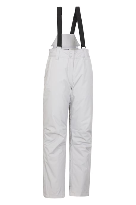 'Moon' Women's Ski Pants Warm Insulated Snow Proof Elastic Waist Winter Trouser Grey - Image 6