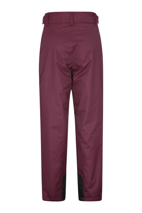 'Gravity' Men's Short Ski Pants Waterproof Adjustable Braces Winter Trousers Burgundy - Image 4